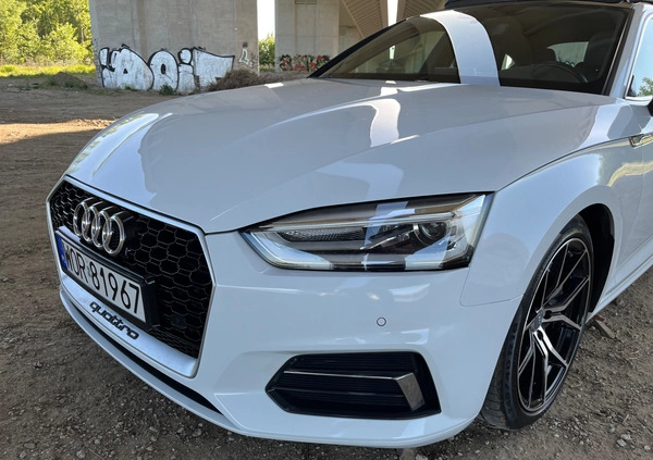 Audi A5 cena 118000 przebieg: 67000, rok produkcji 2018 z Warszawa małe 781